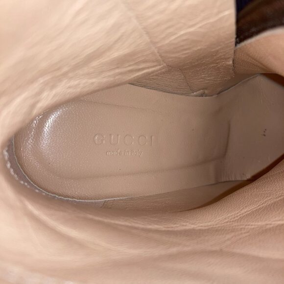 Gucci Madame Suede Leather Platform Knee High Boot EU Size 36 NWT - Picture 15 of 16